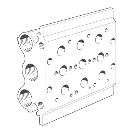 Manifold Block PRS-1/4-3-B